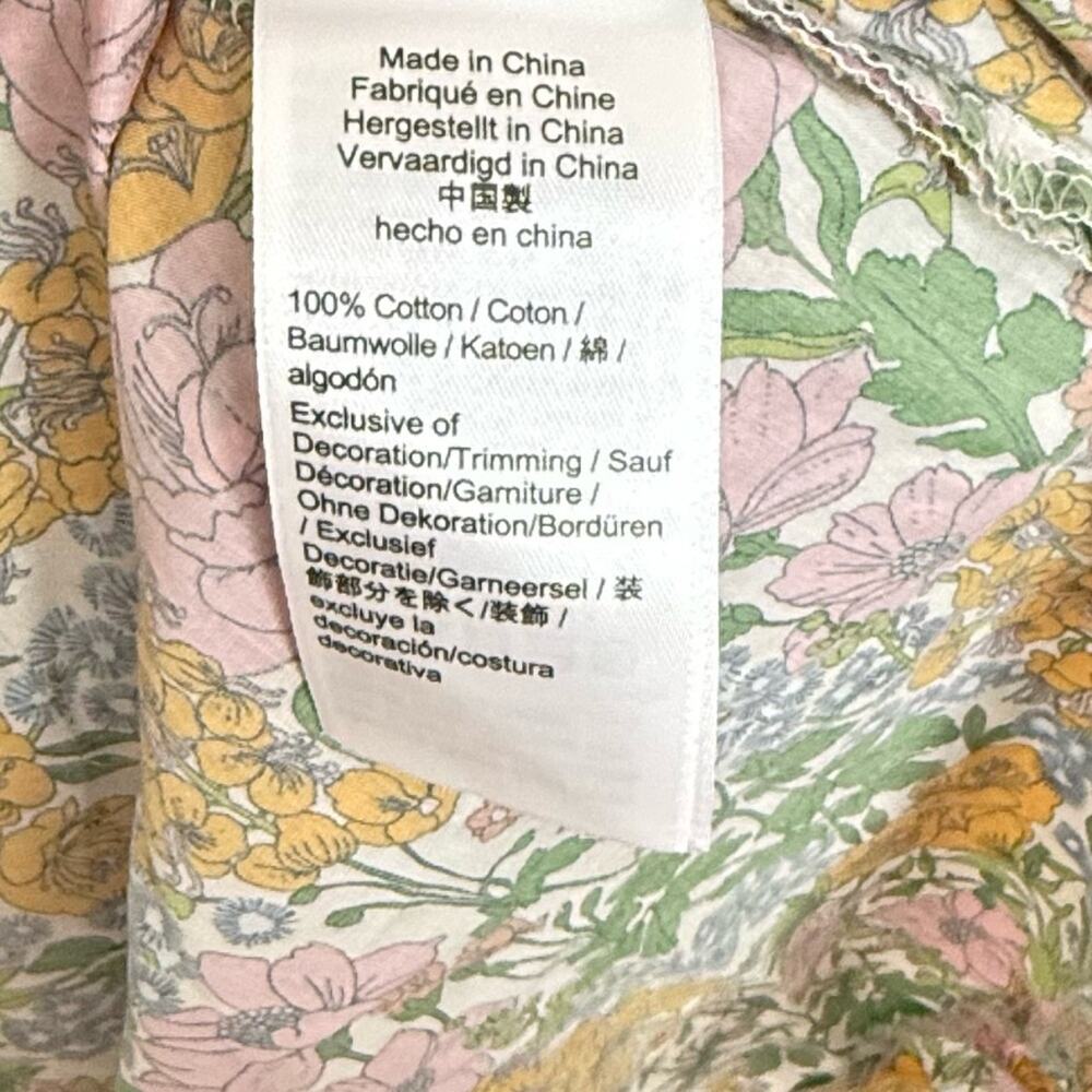 J. Crew Side-Ruffle Tunic in Liberty Mini Floral Walk - Picture 8 of 8